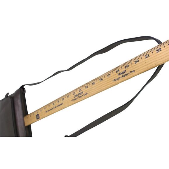 Cole Haan METALLIC BROWN REAL LEATHER ZIP X-BODY ORGANIZER SHOULDER BAG HANDBAG - Picture 12 of 16